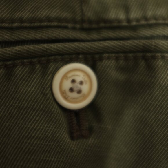 COPY - Massimo Dutti Olive Green Cotton Linen Blend Slim Fit Pants size 40 - Picture 5 of 13